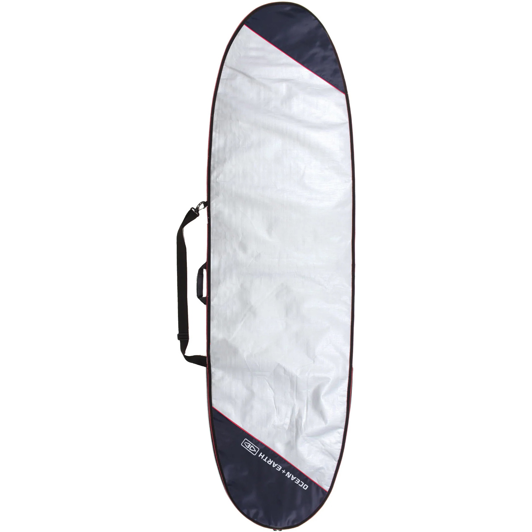 2026 Ocean And Earth Barry Long Board Cover Oesclb38 - Schwarz / Rot